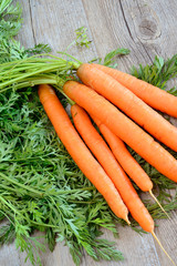 fresh carrots