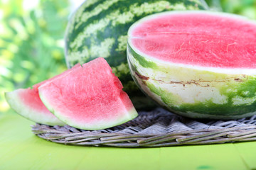 Ripe watermelons