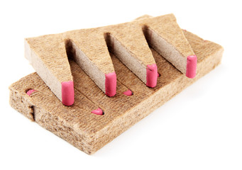 Dry fuel, isolated on white