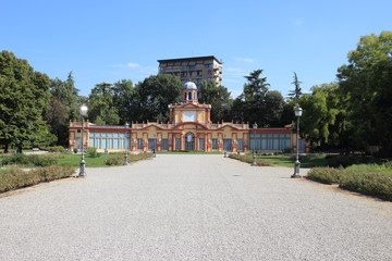 Fototapeta na wymiar Estense w Modenie Gardens