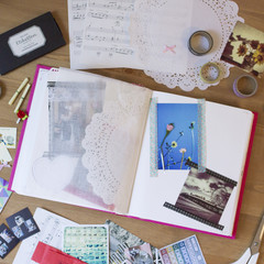 Naklejka premium Scrapbook