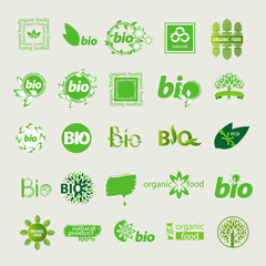 collection of vector eco sign