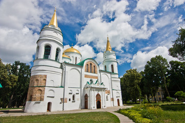 Fototapeta na wymiar The Saviour-Transfiguration Cathedral of Chernihiv