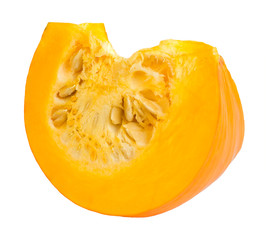 Fresh slice pumpkin