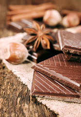 Chocolate close-up