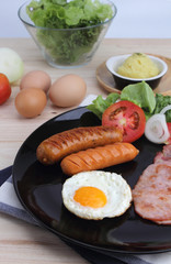 breakfast on the table
