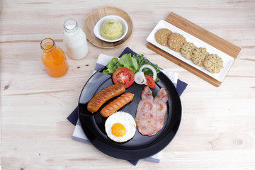 breakfast on the table