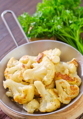 fried cauliflower