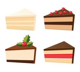 Set of cakes