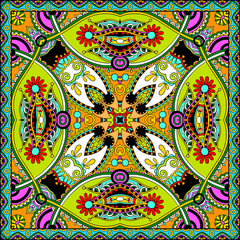 Traditional ornamental floral paisley bandanna