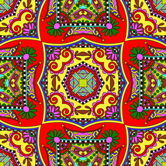 Traditional ornamental floral paisley bandanna