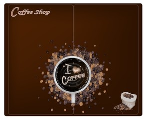 A Coffee Menu Design for Cafe and Coffeehouse