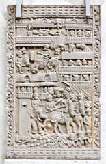 Buddhist stone carving