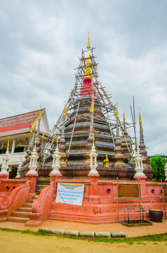 Ancient stupa - Wat Pantao , Chiangmai, Thailand