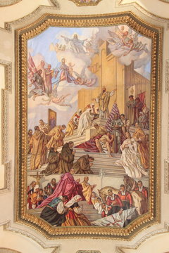 Fresque de la cathédrale de Cagliari, Sardaigne