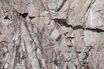 Concrete rock wall background photo texture