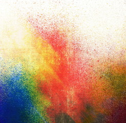 Splatter paint colorful background