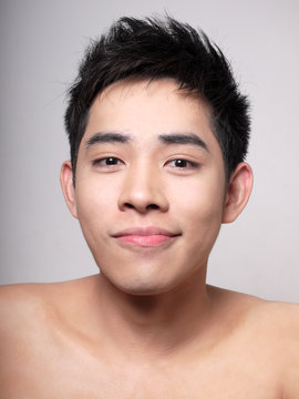 Headshot of Asian boy