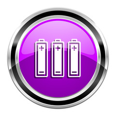 Fototapeta premium batteries icon