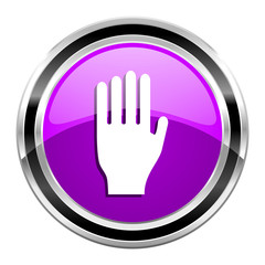 Obraz premium stop icon