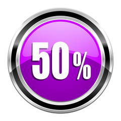 50 percent icon