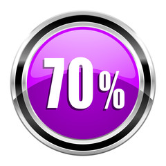 70 percent icon
