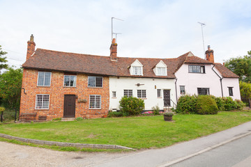 Fototapeta na wymiar Typical English rural cottages