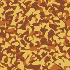 Naklejka premium Military camouflage yellow pattern