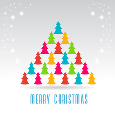Trees Christmas Tree Color Vector