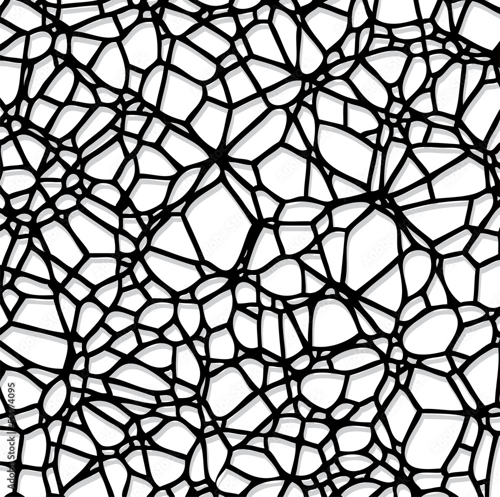 Poster vector abstract mosaic pattern