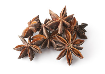 Heap of star anise