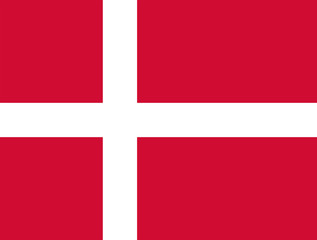 Flag of Denmark - obrazy, fototapety, plakaty