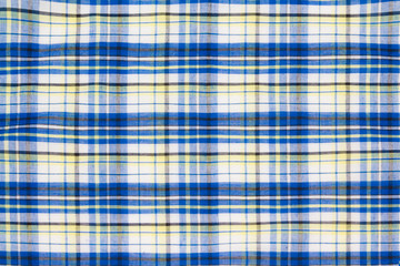 Checkered picnic tablecloth