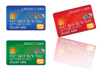 credit card vector images