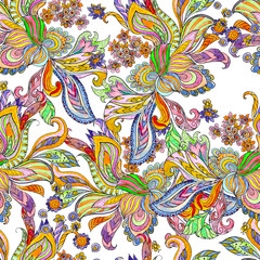 Naklejka premium Seamless texture of abstract watercolor