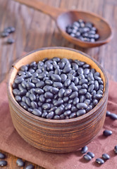 Fototapeta na wymiar black beans