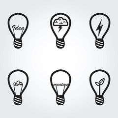 Light bulb icons