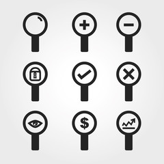 magnifying glass icon