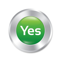 Yes button. Accept green round sticker.
