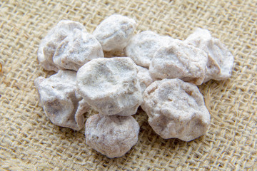 Dried salted peach