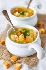 Pea soup