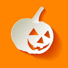 Halloween Pumpkin Origami Papier Orange