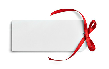 ribbon bow card note chirstmas celebration greeting