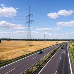 Fototapeta premium highway in landscape