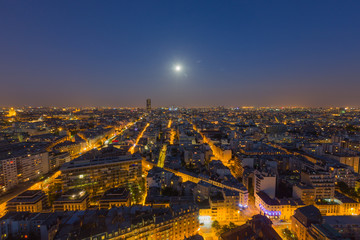 Paris by night, Paris, France