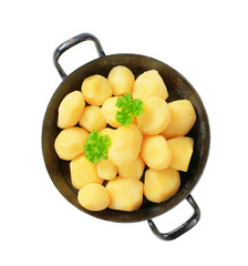 Cooked potatoes