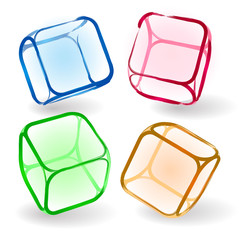 Cubes. Vector.