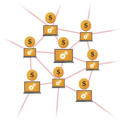 Currency money concept illustraion