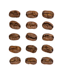 Coffee beans. Isolated on white background