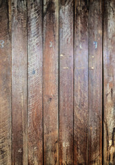 Striped pattern brown plank wood wal